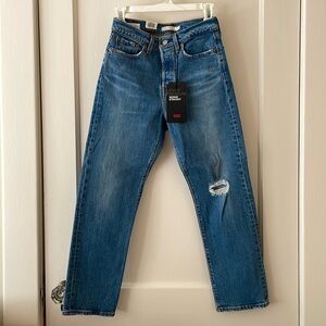 NWT Levi's Wedgie Straight Jeans - Size 26